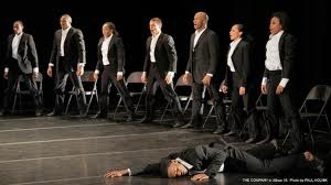 Alvin Ailey American Dance Theater in Ohad Naharin's "Minus 16," photo: Paul Kolnik